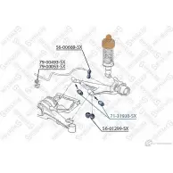 Сайлентблок STELLOX 4057276260450 71-31930-SX 3619770 NF OJM - Изображение 2
