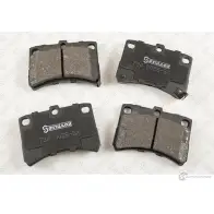 Тормозные колодки дисковые, комплект STELLOX 8OVH 9 734 002B-SX 3619843 4057276261464