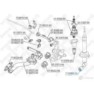 Сайлентблок STELLOX DUN3 WG 77-00006-SX 532469702 4057276262461