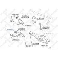 Сайлентблок STELLOX 3620032 W QYL8 4057276264823 77-00388-SX