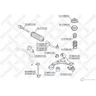Сайлентблок STELLOX 77-00513-SX 553979636 ODS UTO 4057276503878