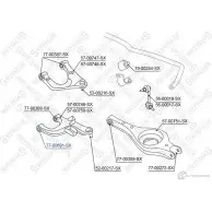 Сайлентблок STELLOX 77-00691-SX 0Y1 JK 4057276265585 763485790