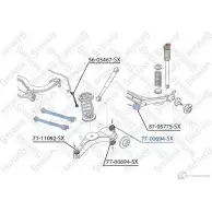 Сайлентблок STELLOX 77-00694-SX 4057276265608 Q 0QU2L 3620113