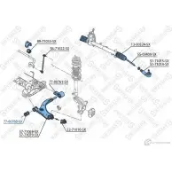 Сайлентблок STELLOX Ford Fiesta 5 (CBK, JH, JD) Хэтчбек 1.3 69 л.с. 2001 – 2008 77-00760-SX 4057276265967 V5AYQ IJ