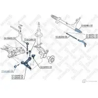 Сайлентблок STELLOX 77-01287-SX E17 ITXY 4057276503908 Fiat Ducato (250) 3 Фургон 2.3 130 Multijet 2.3 D 131 л.с. 2011 – 2024