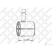 Глушитель STELLOX 82-03085-SX Mazda 626 4057276300590 4B DX24