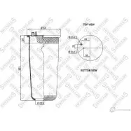 Пневмоподушка STELLOX 84-00135-SX 4057276321557 Y4MV 048 3624957 - Изображение 2