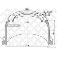 Тормозной барабан STELLOX 4057276362291 F3UK7 O 85-00048-SX 214961193