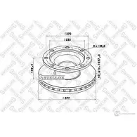 Тормозной диск STELLOX G6 5SRNP 4057276366770 85-00804-SX 164118889
