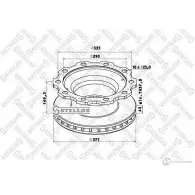 Тормозной диск STELLOX 103126271 2XMN A0 4057276366794 85-00806-SX