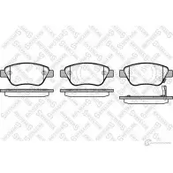 Тормозные колодки дисковые, комплект STELLOX ZM37UU PCA 085831 Opel Corsa (D) 4 Хэтчбек 869 031L-SX