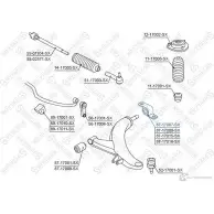 Сайлентблок STELLOX 87-17007-SX 4057276413870 77K Q0S 1003364828 - Изображение 2