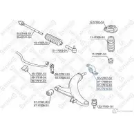 Сайлентблок STELLOX 3629704 3H 03B 4057276413962 87-17016-SX