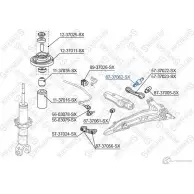 Сайлентблок STELLOX 87-37062-SX 4057276426658 3630661 XP 2US - Изображение 2