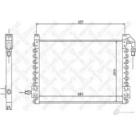 Радиатор кондиционера STELLOX Renault Megane 1 (BA, JA, EA, DA, LA) 1995 – 2002 8F WEVZC 87-39106-SX 4057276427495