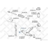 Сайлентблок STELLOX 4057276430921 F92FQ B 3630897 87-51001-SX - Изображение 2