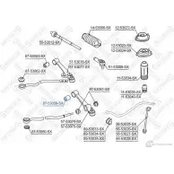 Сайлентблок STELLOX Kia Rio 1 (DC) Универсал SD9CAA 6 87-53059-SX 4057276432697