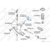 Сайлентблок STELLOX Kia Sephia (FA) 1 1993 – 2003 87-53083-SX G ECO2 4057276432925