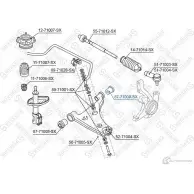 Сайлентблок STELLOX HU23 T 87-71009-SX 3631077 4057276434516 - Изображение 2