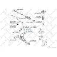 Сайлентблок STELLOX 4057276434639 87-71021-SX 4U 0A5S 3631083 - Изображение 2