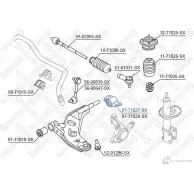 Сайлентблок STELLOX MKZ9 D 87-71027-SX 4057276434691 3631085 - Изображение 2
