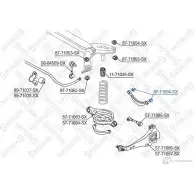 Сайлентблок STELLOX 4057276434974 156424201 87-71056-SX UH7F ZQ - Изображение 2