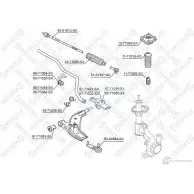 Сайлентблок STELLOX 645757592 87-71064-SX PPF2 6RD 4057276435056 - Изображение 2