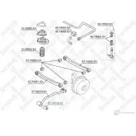 Сайлентблок STELLOX 87-74010-SX 4057276436466 R 10MC 756429624 - Изображение 2