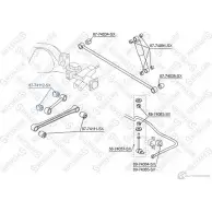 Сайлентблок STELLOX 4057276437470 V ZM6GJ 756432858 87-74112-SX