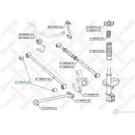 Сайлентблок STELLOX URRH 5HQ 4057276438446 87-98049-SX 1037542388 - Изображение 2