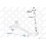 Сайлентблок STELLOX JV8W 2QH 1037548596 87-98058-SX 4057276438538 - Изображение 2