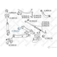 Сайлентблок STELLOX 4057276438576 1037541828 87-98062-SX J53L68 6 - Изображение 2