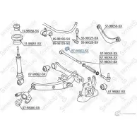 Сайлентблок STELLOX 1061817912 4057276438583 G1 PH711 87-98063-SX - Изображение 2
