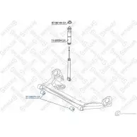 Сайлентблок STELLOX 1037542190 87-98071-SX 4057276438651 DAAY MKQ - Изображение 2