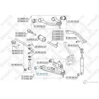 Сайлентблок STELLOX 4057276439283 BXN 19A 87-98134-SX 3631250 - Изображение 2