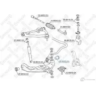 Сайлентблок STELLOX 76CY Q9G 4057276439467 87-98152-SX 3631256 - Изображение 2