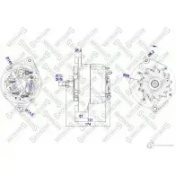 Генератор STELLOX 88-02320-SX AL 8OI Volkswagen Multivan (T5) 1 2003 – 2015 4057276441521