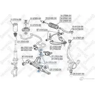 Втулка стабилизатора STELLOX 4057276449855 89-37013-SX BM 1XL1I 115803913 - Изображение 2