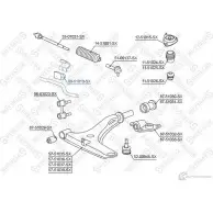 Втулка стабилизатора STELLOX 89-51013-SX 6DM6 E 4057276450448 553767194 - Изображение 2
