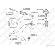 Втулка стабилизатора STELLOX 4057276450578 Hyundai Atos 89-51026-SX Y 6REJ