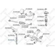 Втулка стабилизатора STELLOX EVQW IR6 89-51028-SX 4057276450592 Hyundai H1 Starex (A1) 1 Минивэн 2.5 TD 4WD 101 л.с. 2001 – 2004