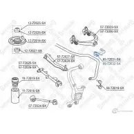 Втулка стабилизатора STELLOX 89-72032-SX 324621522 N1W 4ZI 4057276452213 - Изображение 2