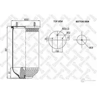 Пневмоподушка STELLOX Z88KRQF 90-26190-SX 4022 N P02 214875421
