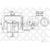 Пневмоподушка STELLOX 90-49111-SX N7LVP2 4911 N P03 214890889