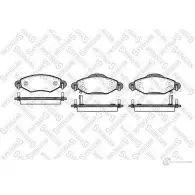 Тормозные колодки дисковые, комплект STELLOX Toyota Yaris (XP10) 1 Хэтчбек 1.4 D 4D (NLP10) 75 л.с. 2001 – 2005 989 002L-SX 2 3958 PCA097802