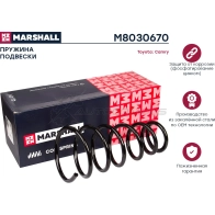 Пружина подвески Toyota Camry 01- MARSHALL M8030670 1437232456 5W IFH