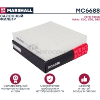 Фильтр салонный Ford Focus II 04-, Volvo C30 06-, C70 II 06-, S40 II 04- MARSHALL MC6688 5 BCNX1 1437232783 - Изображение 2