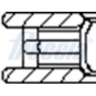 Комплект поршневых колец FRECCIA FR10-537200 1440443313 T3K8B1 G - Изображение 3