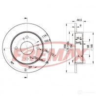 Тормозной диск FREMAX bd4201 Y DNBUJ7 2886924