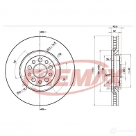 Тормозной диск FREMAX bd4684 2887030 4Q9QC 0